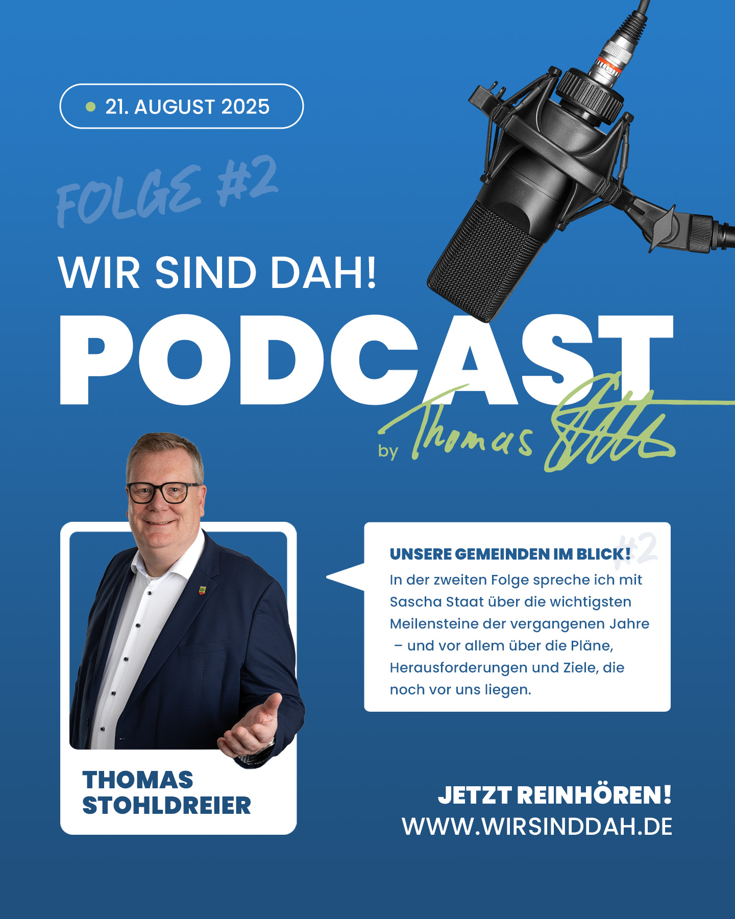 20250806-thomas-stohldreier-Podcast-Folge2 Visual für die erste Podcastfolge - Podcast Folge 1 - Thomas Stohldreier stellt sich vor